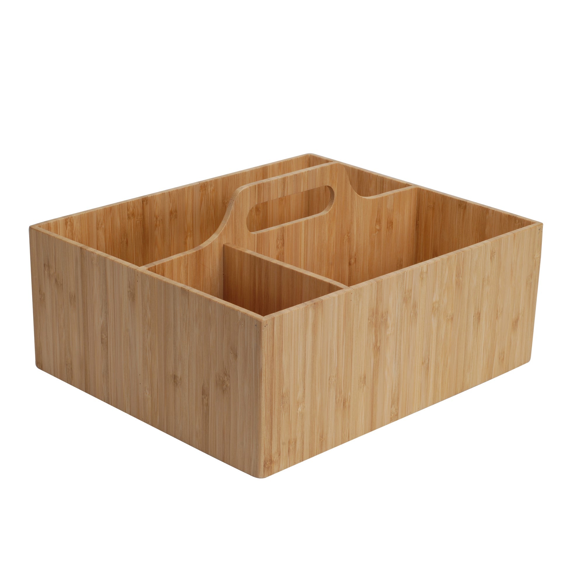 Bamboo Multi Purpose Caddy with Handle