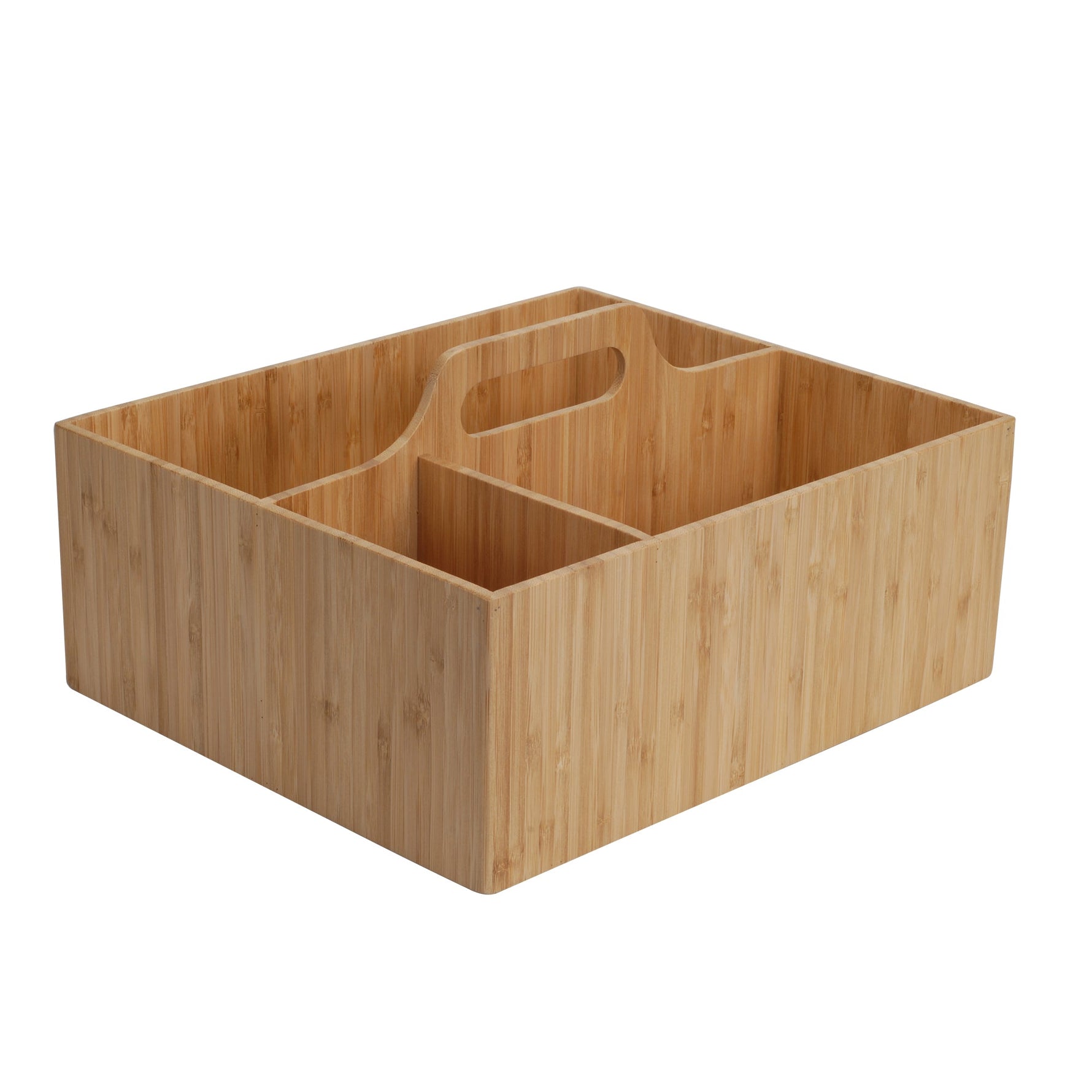 Bamboo Multi Purpose Caddy with Handle