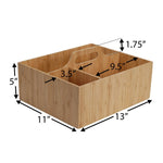 Bamboo Multi Purpose Caddy with Handle