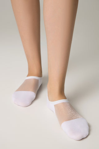 Cotton Ankle Socks Conte Active - Inserts Of Transparent Mesh - By Baano