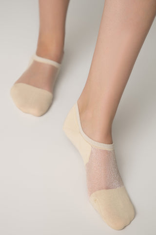 Cotton Ankle Socks Conte Active - Inserts Of Transparent Mesh - By Baano