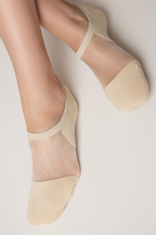 Cotton Ankle Socks Conte Active - Inserts Of Transparent Mesh - By Baano