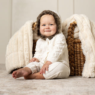 Faux Fur Hooded One Piece - Glamourous Grace