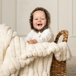 Faux Fur Hooded One Piece - Glamourous Grace
