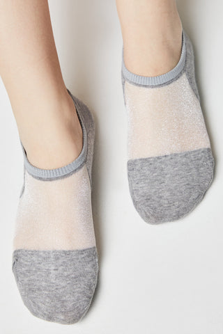 Cotton Ankle Socks Conte Active - Inserts Of Transparent Mesh - By Baano