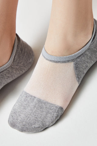 Cotton Ankle Socks Conte Active - Inserts Of Transparent Mesh - By Baano