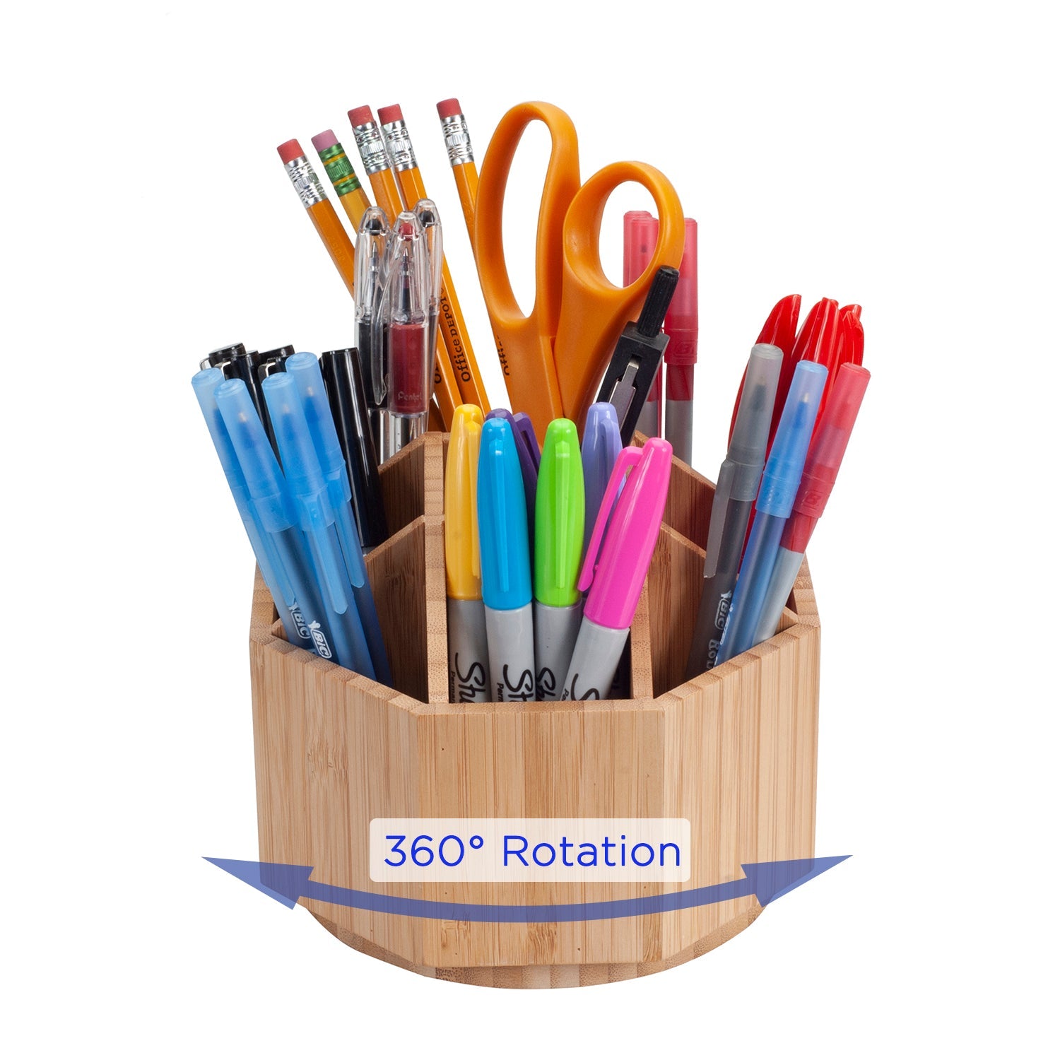 Bamboo Rotating Organizer