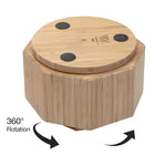 Bamboo Rotating Organizer