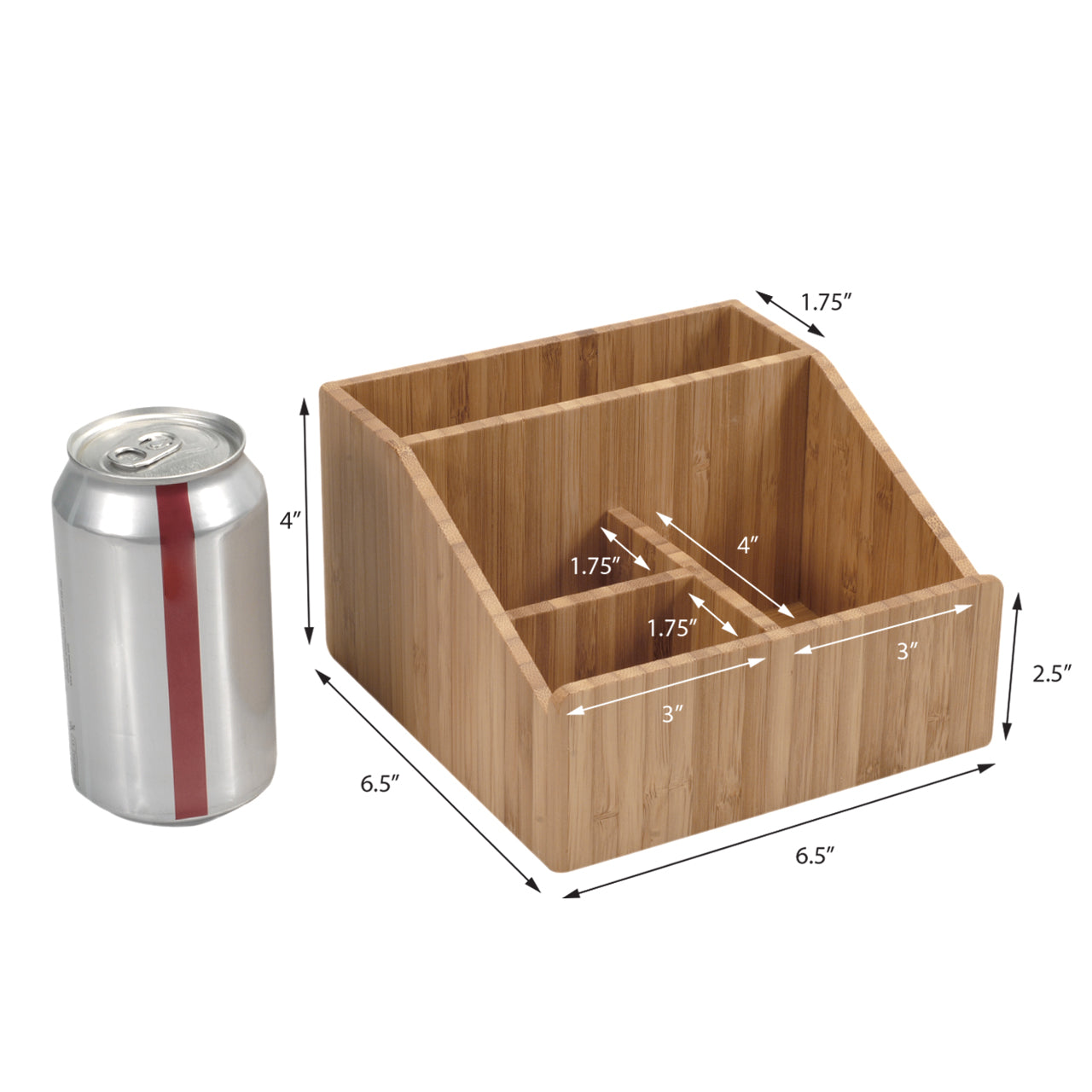 Bamboo Compact Organizer