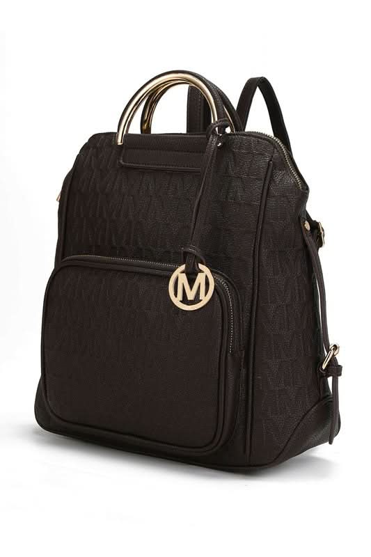 MKF Torra Milan Signature Trendy Vegan Leather Backpack Mia