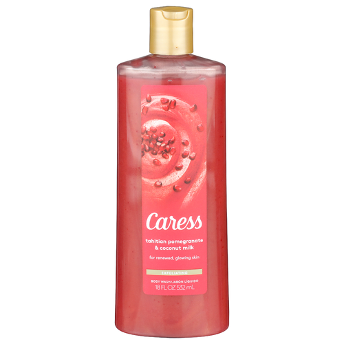 Caress Body Wash Tahitian Pomegranate & Coconut Milk 20 Fl Oz