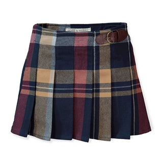 Organic Pleated Skirt with Buckle Detail - Baby - By Baano