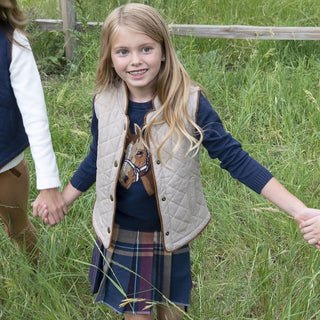 Organic Pleated Skirt with Buckle Detail - Baby - By Baano