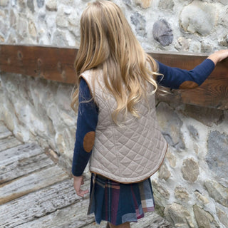 Organic Pleated Skirt with Buckle Detail - Baby - By Baano