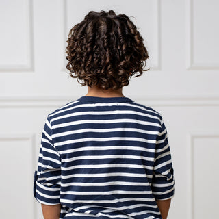 Henley Pocket Tee with Rolled Sleeves - Glamourous Grace