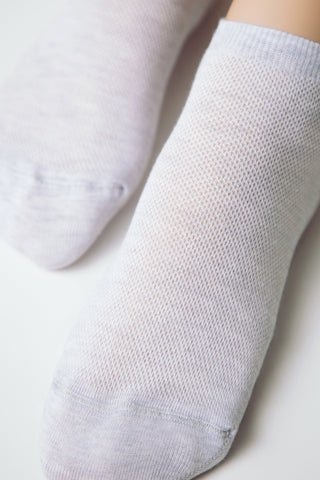 Cotton Ankle Socks Conte Active - Mesh Pattern 484 - By Baano