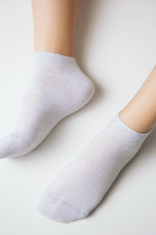 Cotton Ankle Socks Conte Active - Mesh Pattern 484 - By Baano