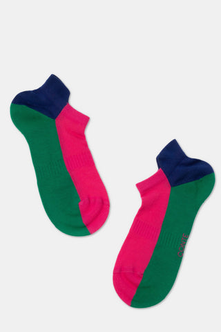 Cotton Ankle Socks Conte Active - With a "Tongue" 393 - By Baano