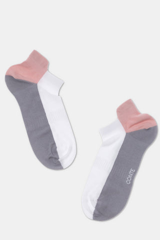 Cotton Ankle Socks Conte Active - With a "Tongue" 393 - By Baano