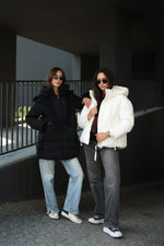 Double-hooded Insulated Bio-Down Coat