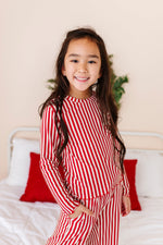 Red Stripes | GIRLS WIDE-LEG SET - By Baano