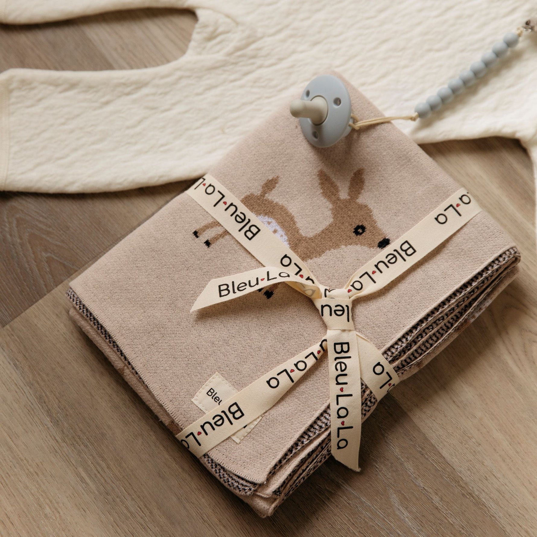 Whimsy Collection - Luxury 100% Cotton Knit Swaddle Baby Blanket - By Baano