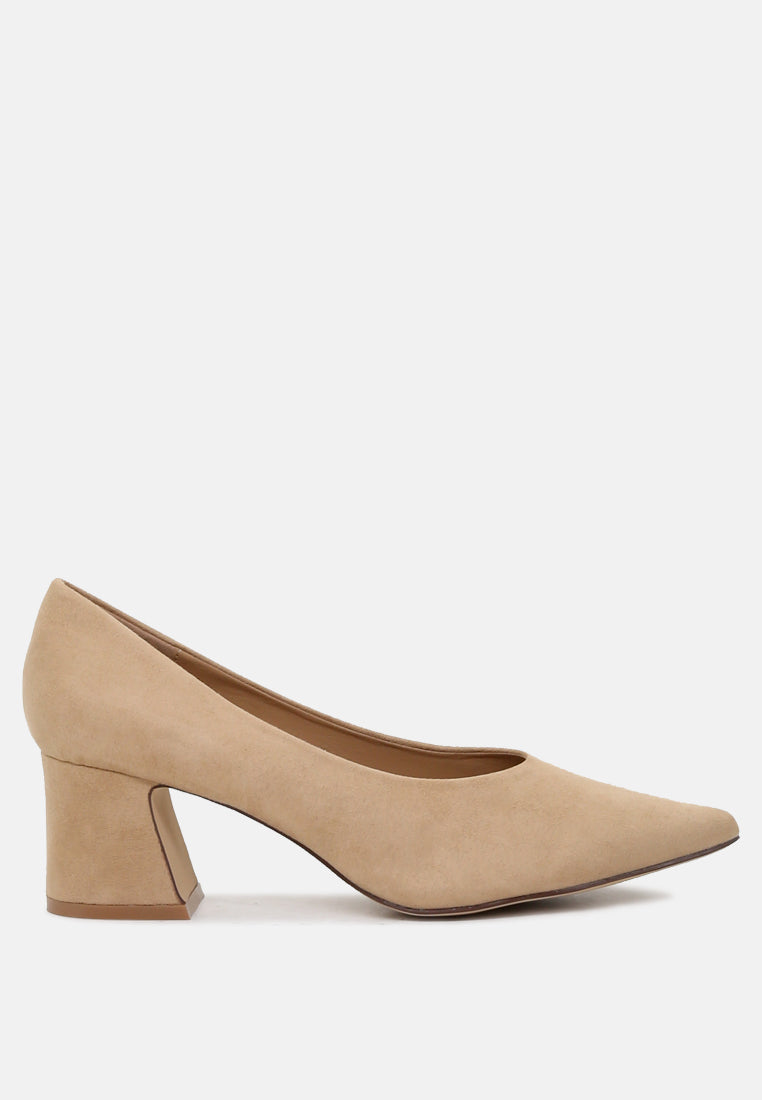 Tori Block Heel Pumps London Rag International