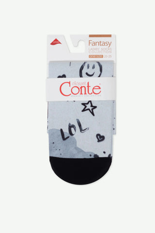 Socks Conte Fantasy 906 - "Stay" Pattern - By Baano