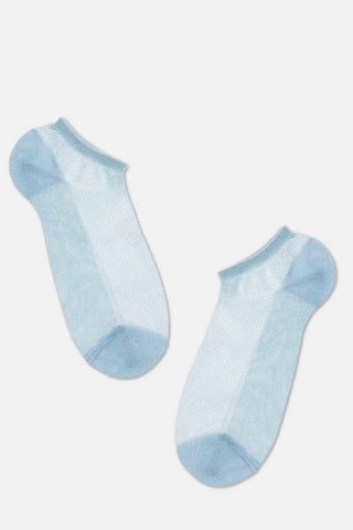Ankle Socks Conte Active - 277 Viscose With Openwork Weaving - By Baano