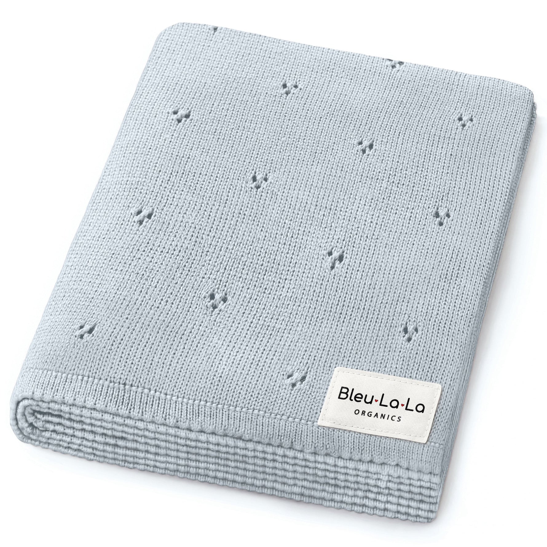 Organic Pointelle Luxury Knit Swaddle Blanket - By Baano