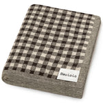 Checkered Knit Baby Blanket - By Baano