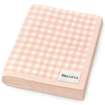 Checkered Knit Baby Blanket - By Baano