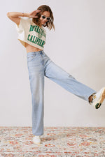 Coney Island Whitefish High Rise Wide Jeans HJ007 Hey Joanie