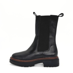 Sherry Leather Lugsole Booties Chelsea Crew
