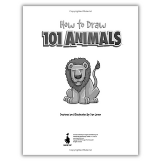How to Draw 101 Animals (Spiral Bound) - By Baano