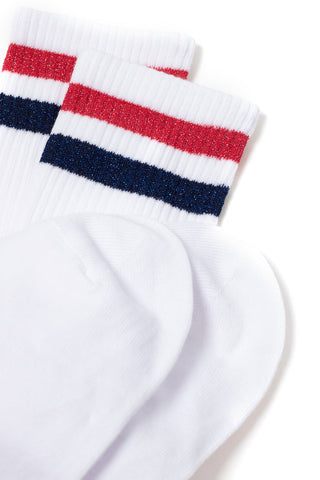Conte Cotton Long Socks Active 157 - Lurex Stripes - By Baano
