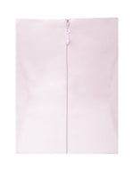 Aubrey Pink Satin Bubble Hem Mini Dress