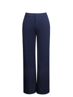 Yanin Navy Low-Rise Straight Leg Pants Miss Circle