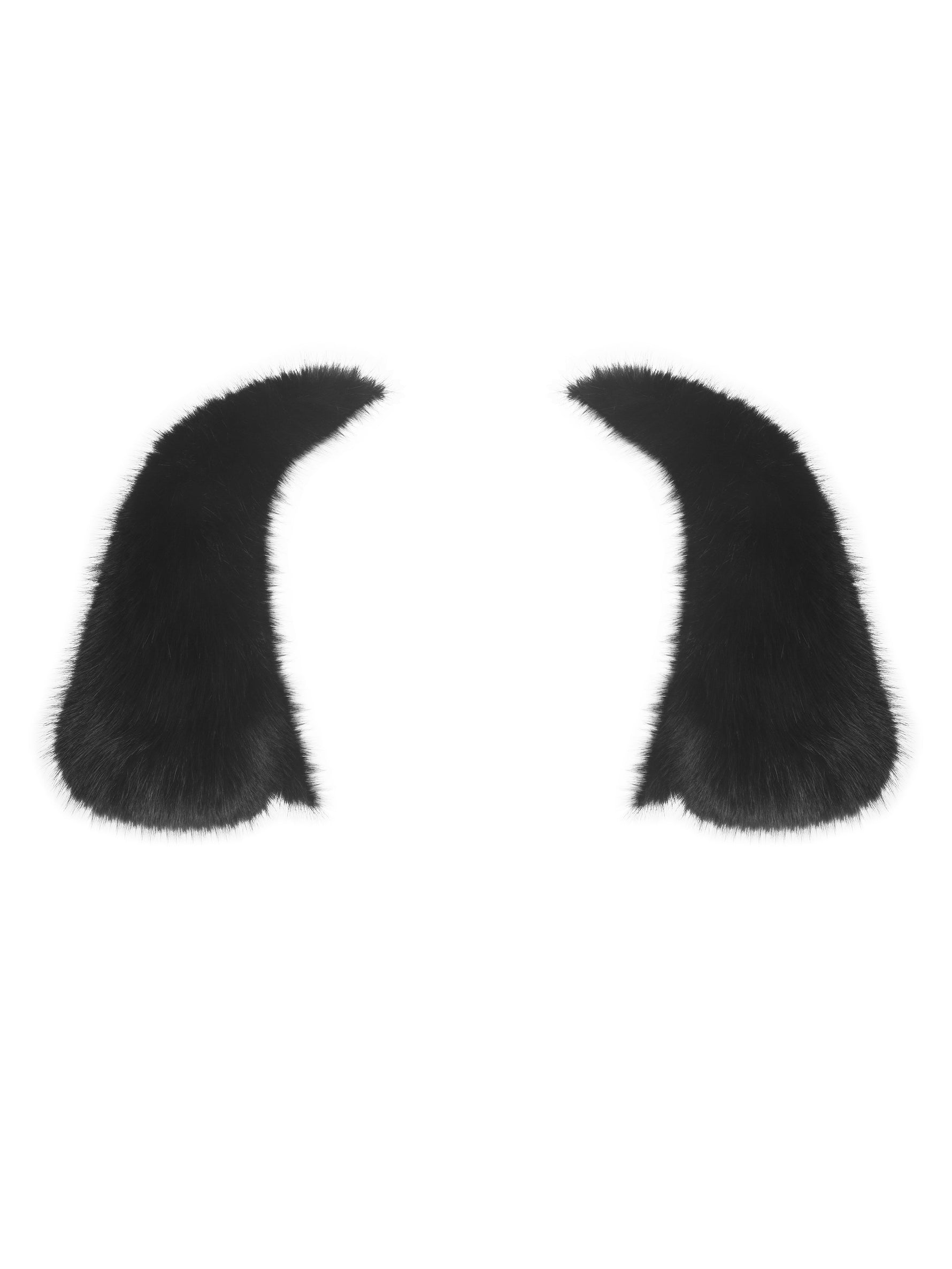 Kori Black Faux Fur Micro Bolero Miss Circle