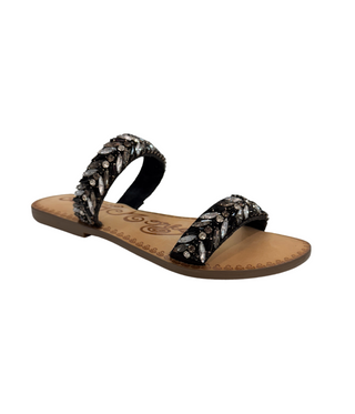 Shine Bright Sandals in Black Naughty Monkey