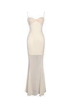 Zayne Butter Yellow Ruch Breast Chiffon Mermaid Maxi Dress