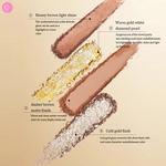 CHEERYEP (QIANYAN) 16-Color Natural Star Eye Shadow Palette - 11#Nature