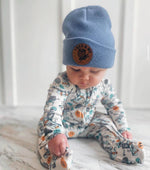 Boys Soft Sleepers Skelly Skateboard - By Baano