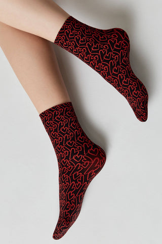 Dense Socks Conte Fantasy - "Love" Designs - By Baano