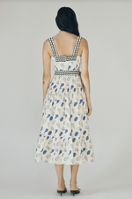Madeline Blue shell Print Dress