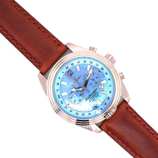 BAND – 20mm Oil Tan Leather Matching Stitch