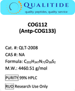 COG112, ApoE Mimetic Peptide