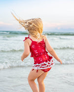 *PREORDER* Santa's Sleigh Bows High Waisted Bikini - By Baano