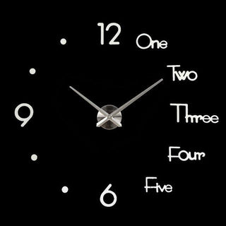 2021 Fashion 3D Big Size Wall Clock Mirror Sticker Large 3D Frameless Wall Clock Stickers Wall Decoration for Living Room Bedroom Office  Brief Living Decor Room Wall Clock Modern Design Silent Acrylic Stevvex