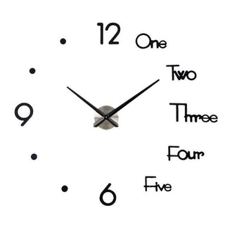 2021 Fashion 3D Big Size Wall Clock Mirror Sticker Large 3D Frameless Wall Clock Stickers Wall Decoration for Living Room Bedroom Office  Brief Living Decor Room Wall Clock Modern Design Silent Acrylic Stevvex